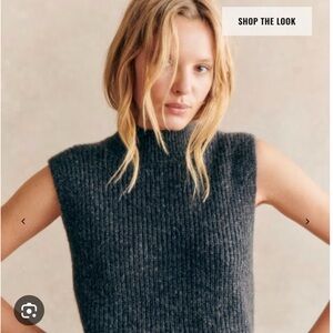 Sezane Charcoal Gustave Sweater